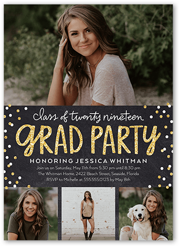 Shutterfly graduation invitation